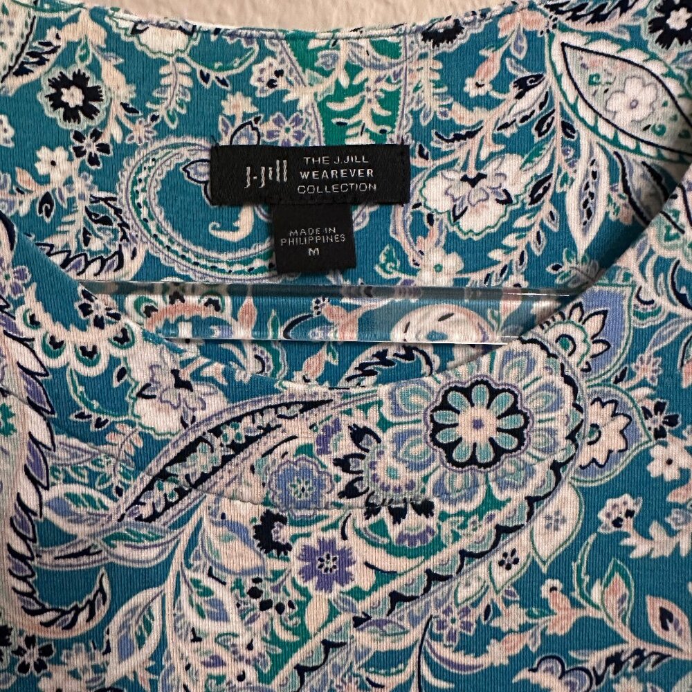 J. Jill Wearever Paisley Print Dress - Picture 4 of 6